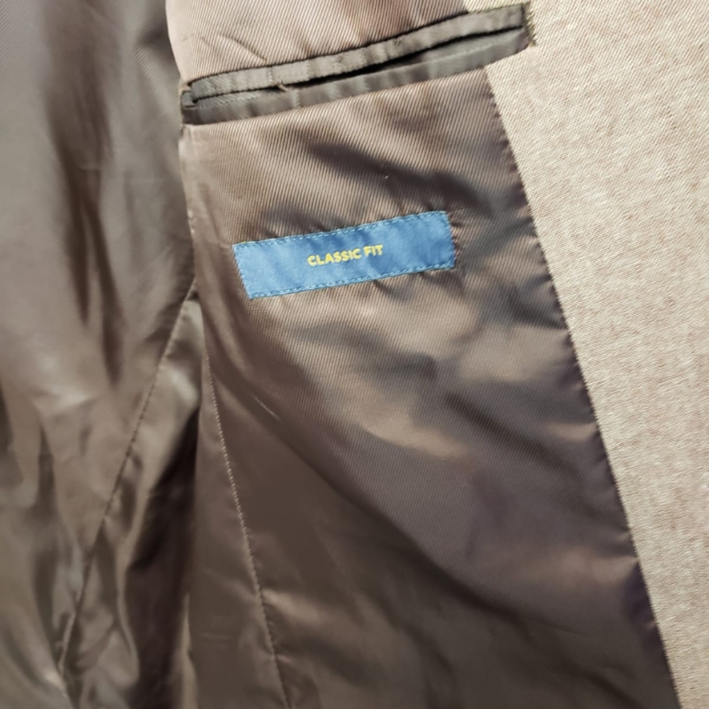 Stafford Signature Brown Sport's Coat - Picture 7 of 12